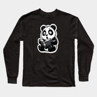 Surprised Panda Long Sleeve T-Shirt